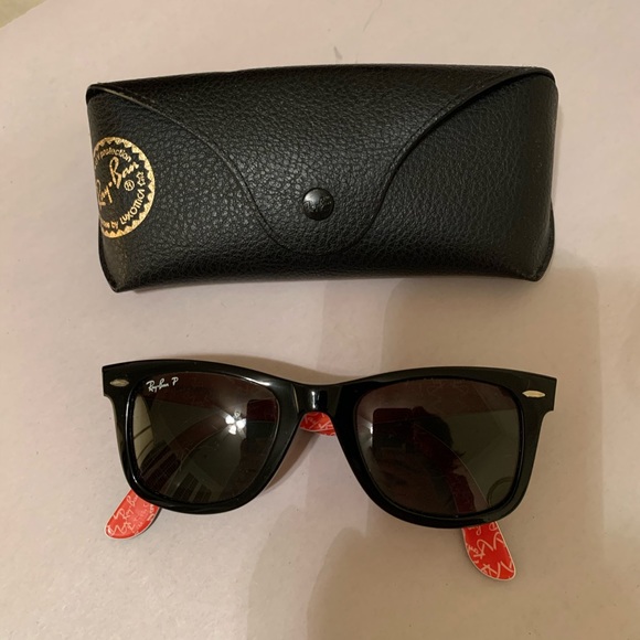 Ray-Ban Accessories - Limited Edition Black/Red RayBanP Wayfarer